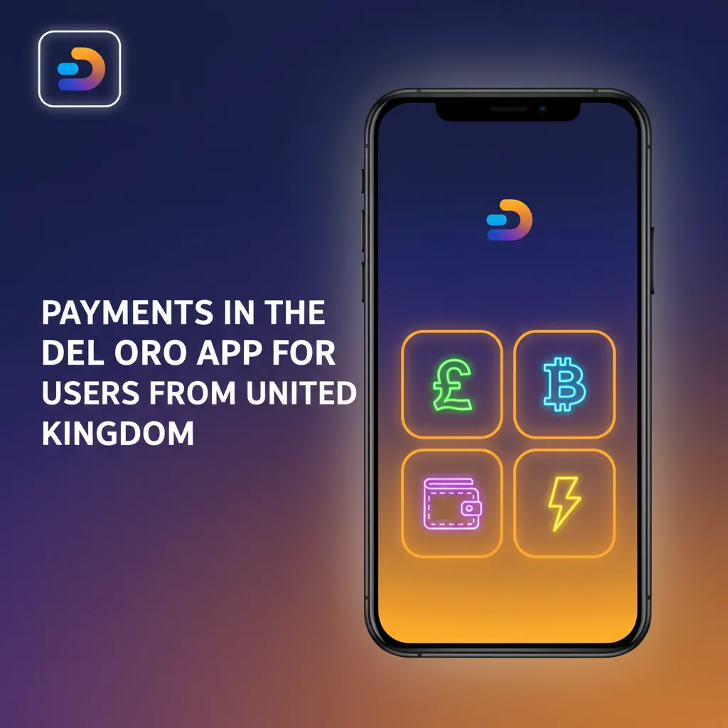 UK Del Oro payments: Rapid Bank Transfer, Visa/Mastercard, Jeton, Skrill, Neteller, MiFinity, Crypto (BTC/ETH/USDT).