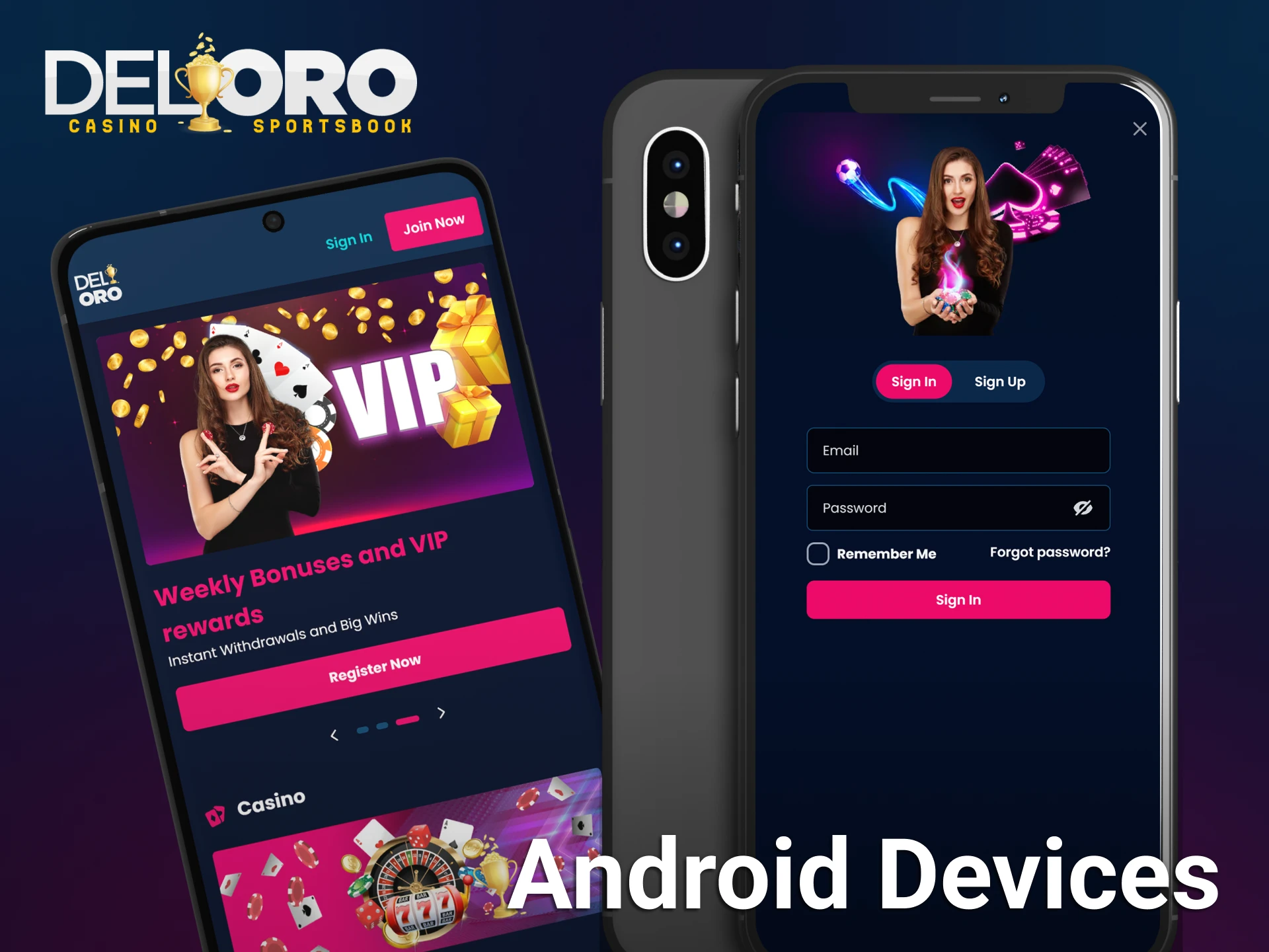 Check if your Android smartphone is compatible with the Del Oro App.