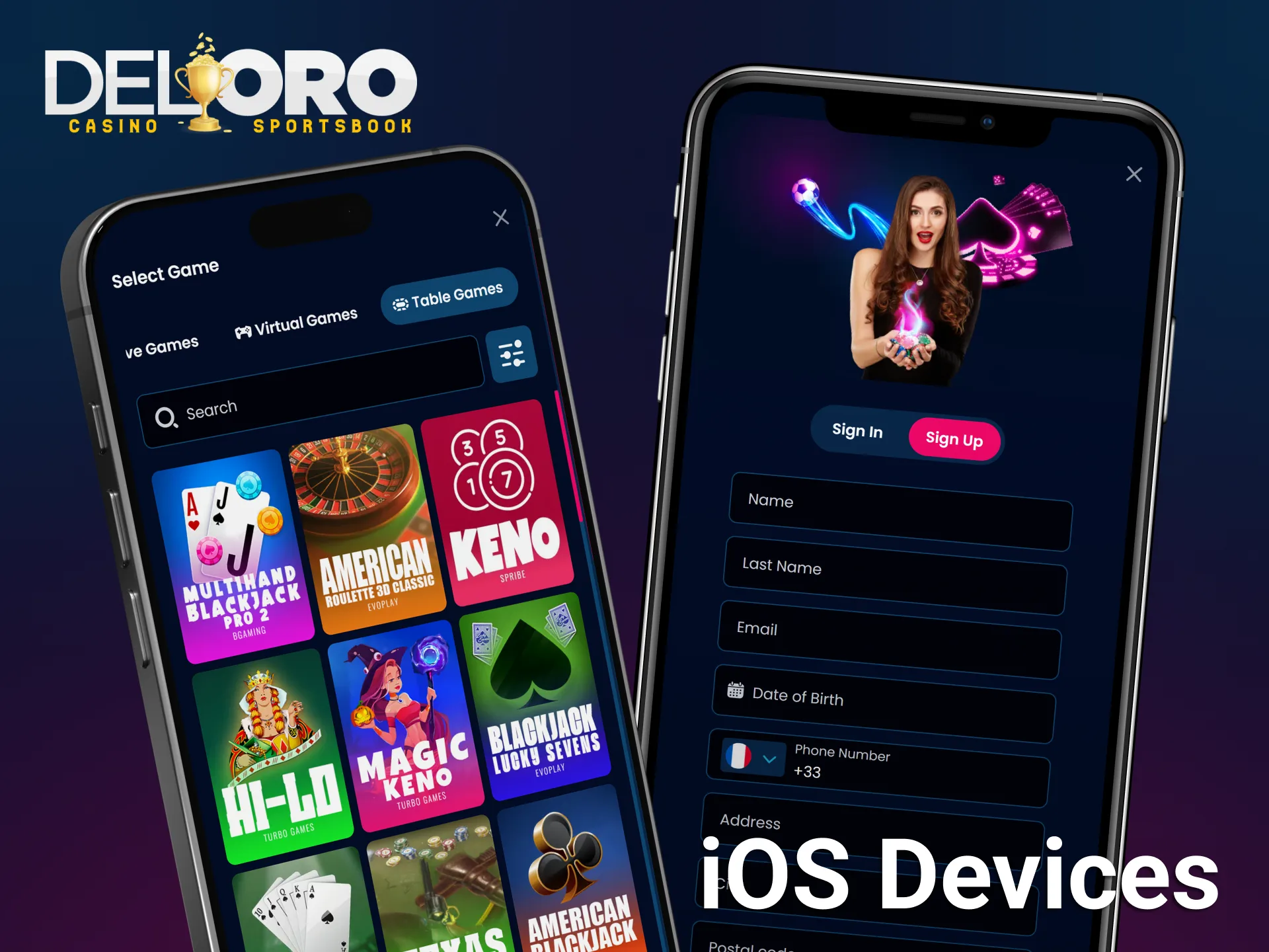 Ensure your iPhone or iPad supports the latest Del Oro App.