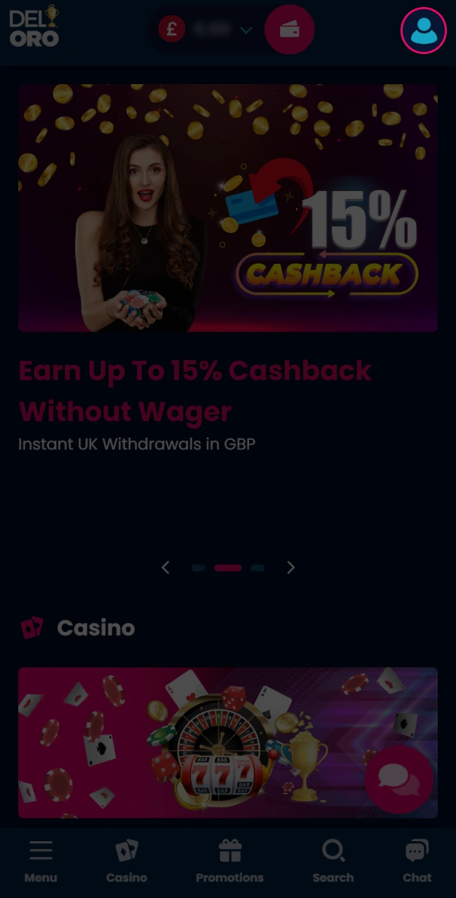 Navigate to the verification tab within your Del Oro profile to upload necessary identification documents for account approval.